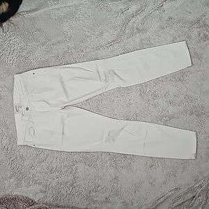 Current Elliot White Skinny Jeans